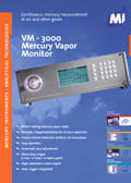 VM 3000 mercury vapor monitor brochure cover